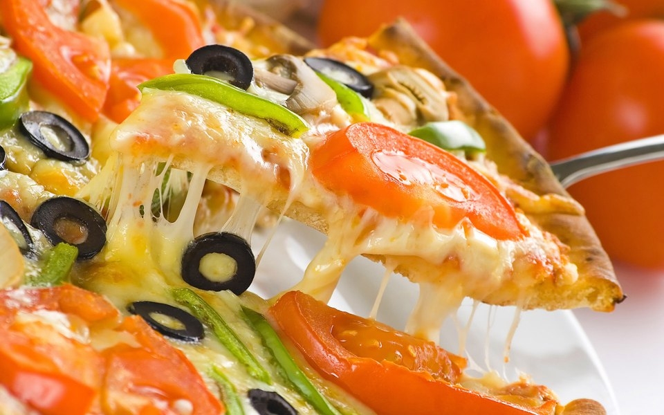 意式美味披萨诱人美食图