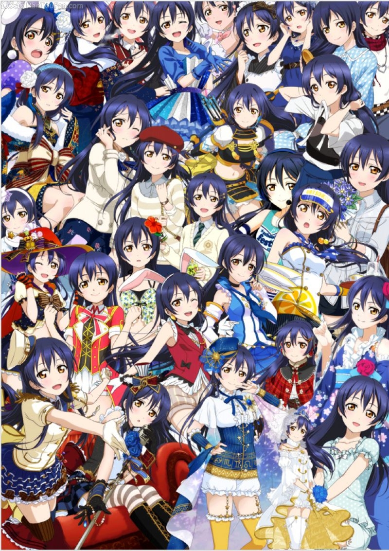 《Love Live！》密集型角色手机壁纸 偶像各种表情一张收罗
