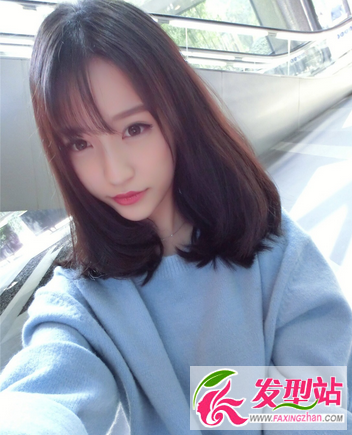 中长发这么卷才好看 发尾内扣微卷中长发发型
