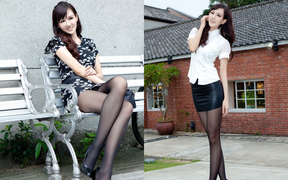 长腿阳光美女桌面壁纸