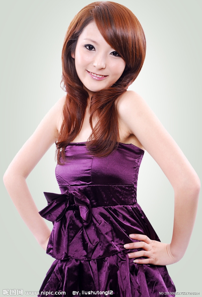 中长发烫发发型韩版女