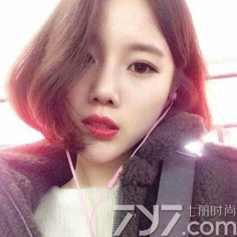 2017短发染色发型欣赏  夸张发色带你潮到飞起