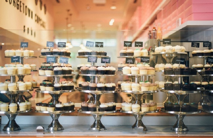 美帝超火爆的杯子蛋糕店GEORGETOWN CUPCAKE