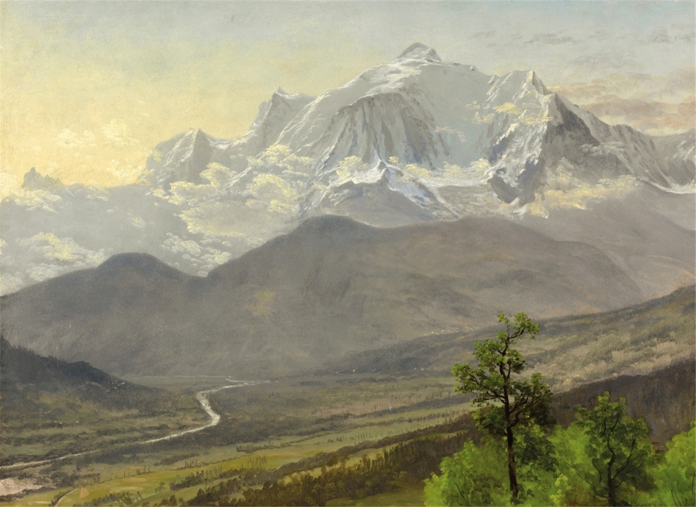 Albert Bierstadt油画风景电脑壁纸