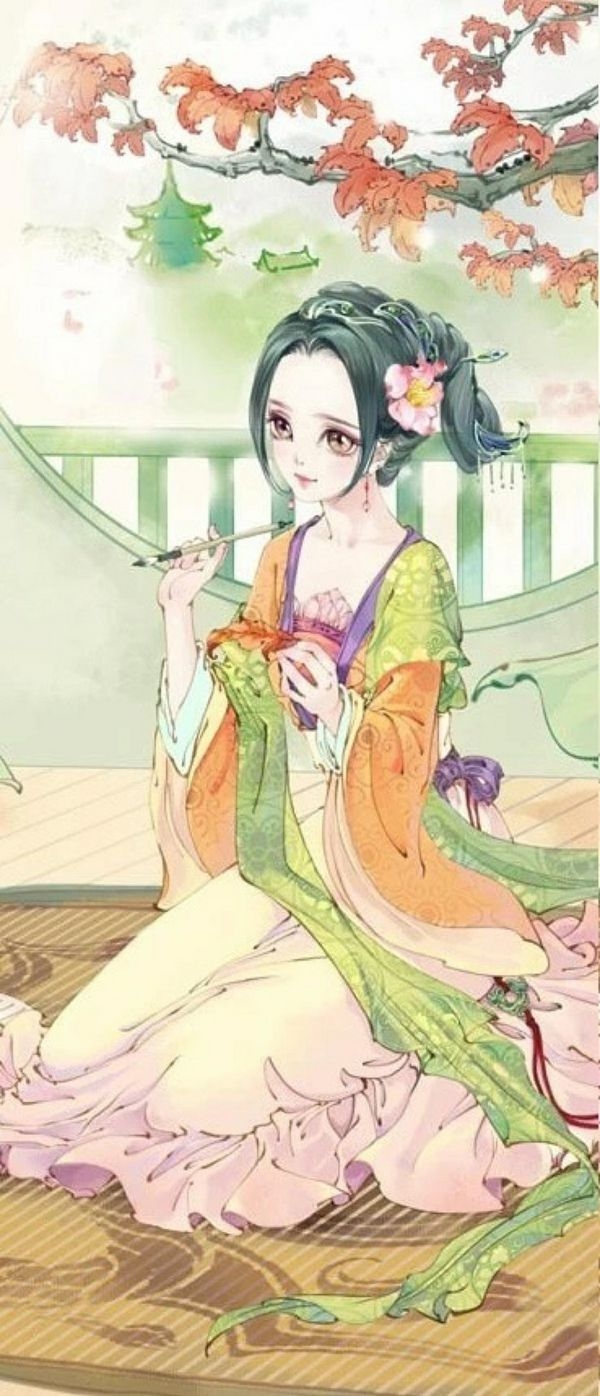 有美人兮 见之不忘。古风情唯美图片