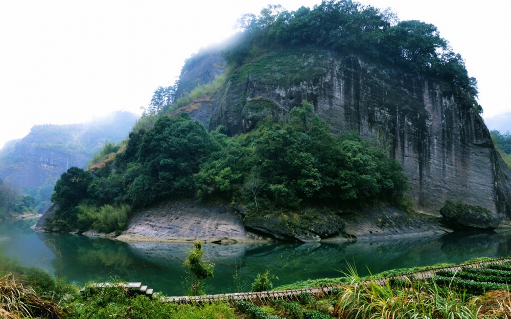 碧水丹霞武夷山风景