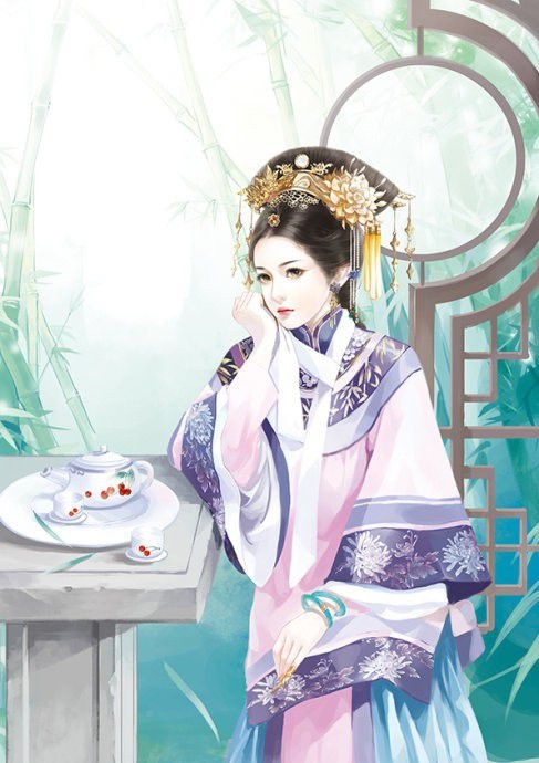 有美人兮 见之不忘。古风情唯美图片