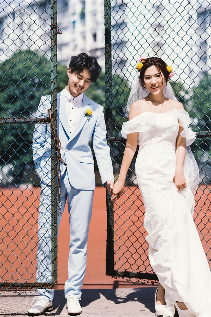 校园婚纱 校园 婚纱照