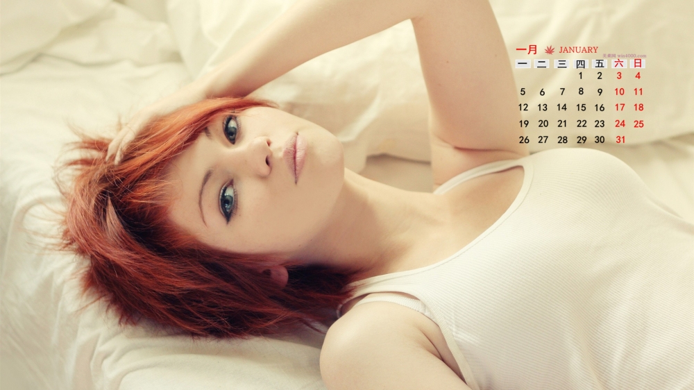 2015年1月日历壁纸精选欧美美女极致性感诱惑高清图片合集下载