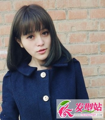 瓜子脸适合的齐肩发 让你更加有魅力