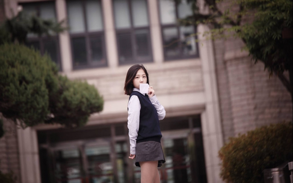 精选韩国美女高清壁纸桌面壁纸
