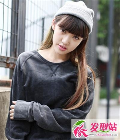 清纯甜美长发女生 打造纯情小美人