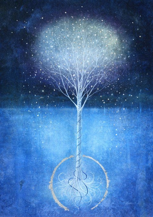 梦幻世界 会发光的树