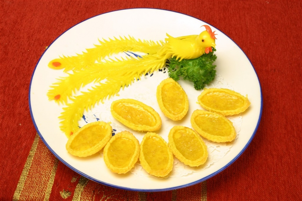 燕窝蛋挞主食小吃美食素材图片