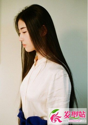 女神范飘逸的长直发 同样打动你的心