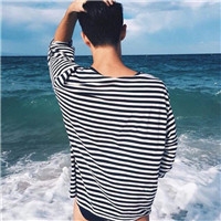 你的心胸宽阔 大海伤感背影男生头像