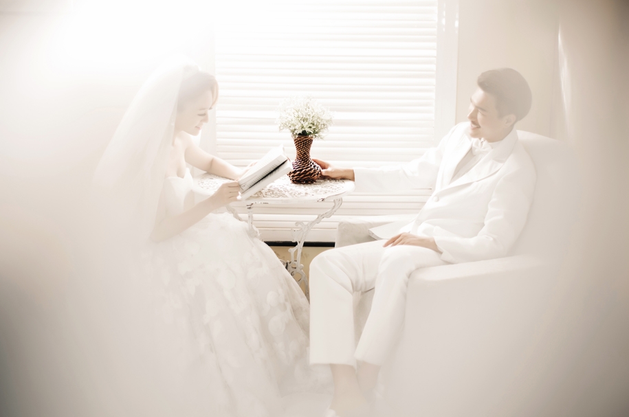 玻璃屋 婚纱照
