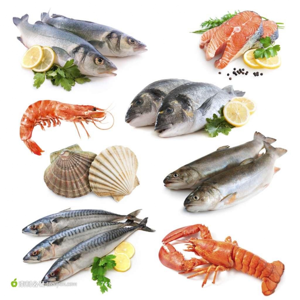 海鲜大餐食品源材料