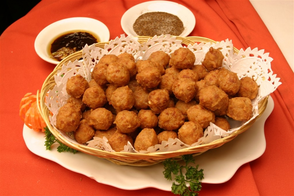 老虎酱小丸子凉菜系列美食素材图片