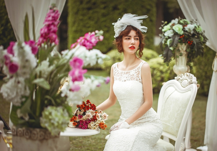 European style garden 婚纱照