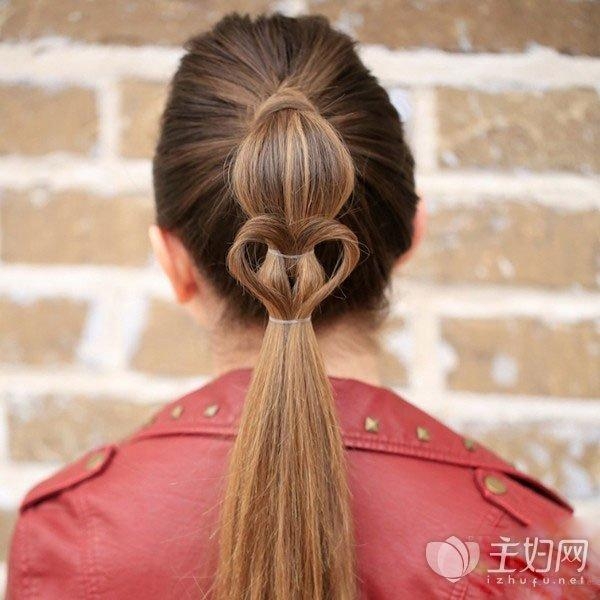 浪漫韩式心形编发教程 长发妞春夏约会必备