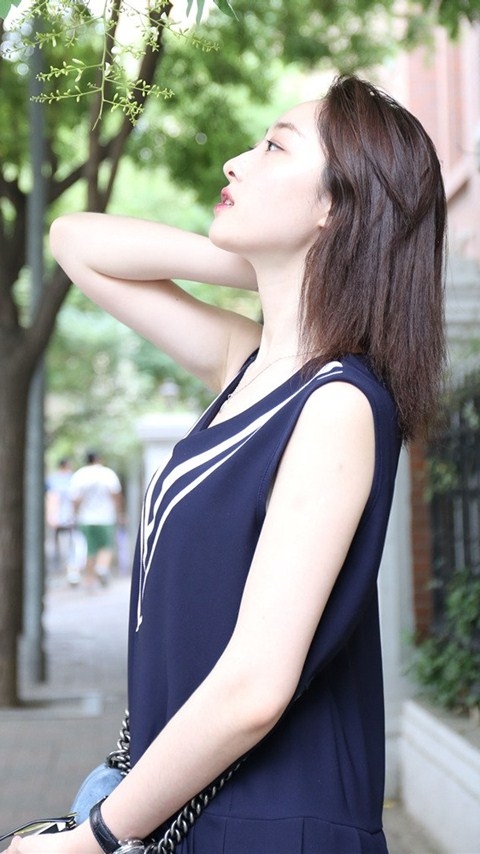 蒋梦婕夏日清凉写真手机壁纸