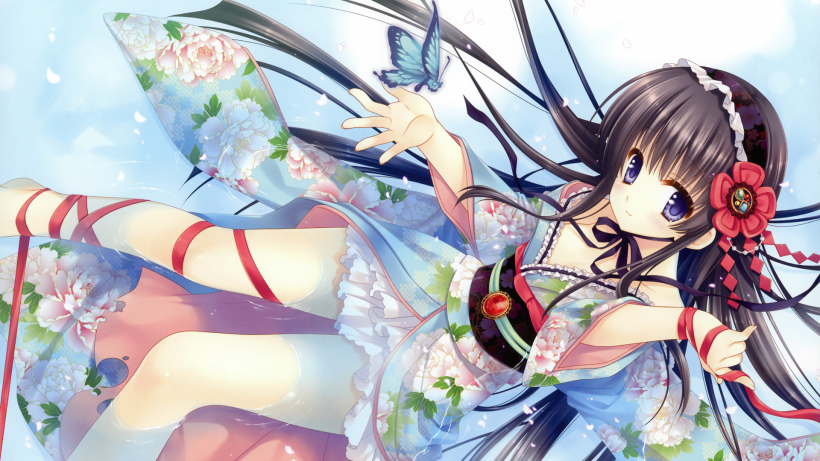 日本卡通动漫和服美少女图集