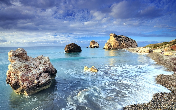 迷人海岸风景桌面壁纸