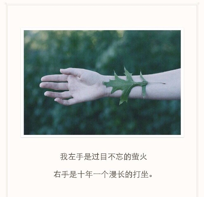 相遇再美，难抵时光。