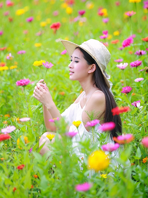 清纯气质美女唯美写真手机壁纸