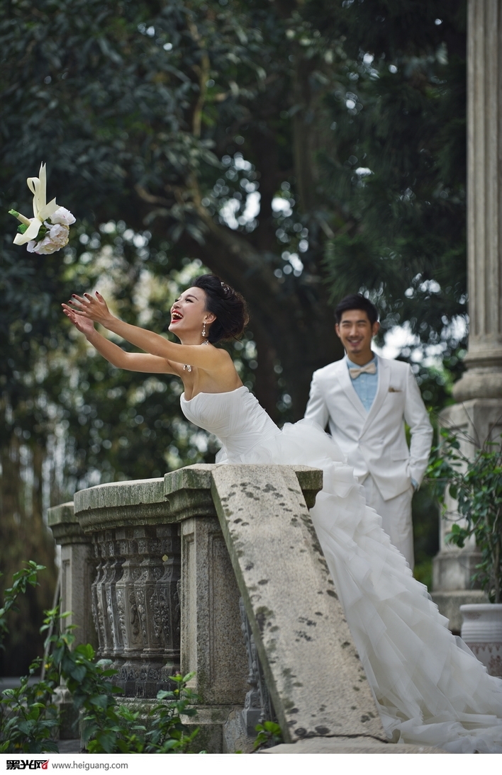 White wedding 婚纱照