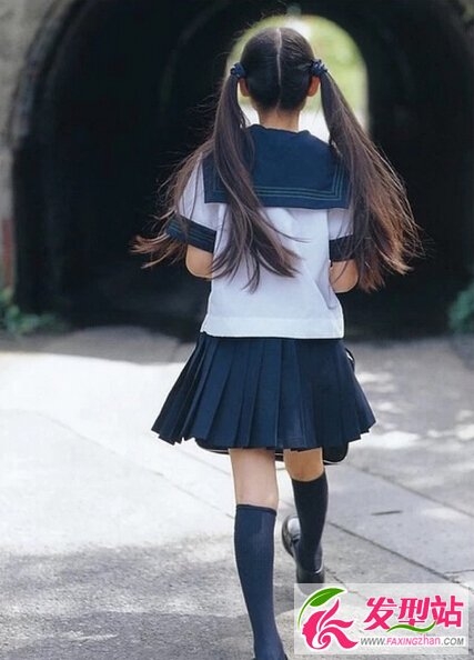 初中女生长发发型 单纯美好的少女发型