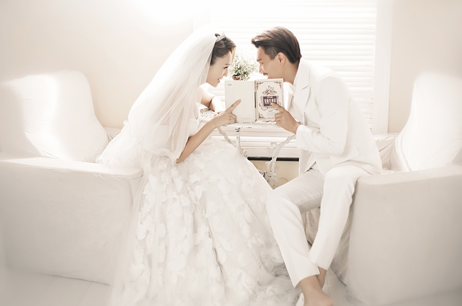 玻璃屋 婚纱照