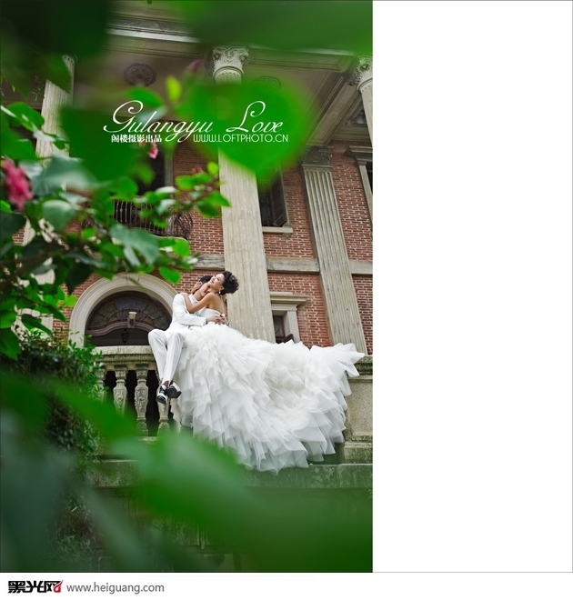 White wedding 婚纱照