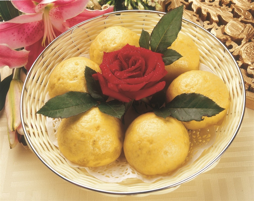 菜包子中式菜品美食素材图片