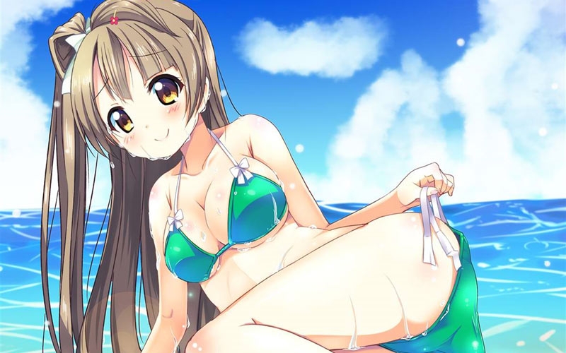 LoveLive南小鸟动漫泳装壁纸 南小鸟超清壁纸
