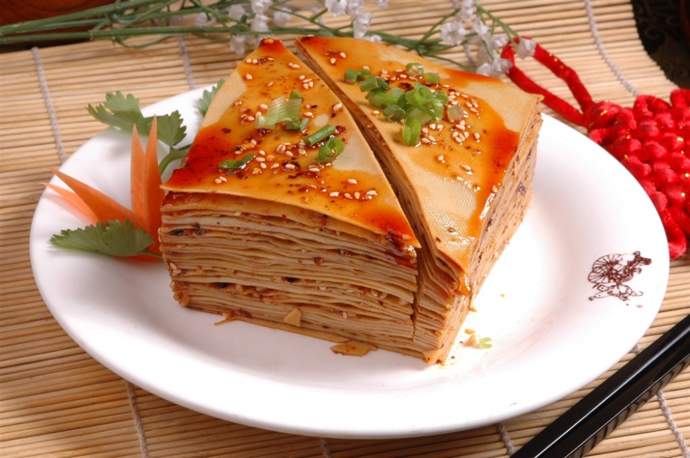 麻辣千张凉菜系列美食素材图片