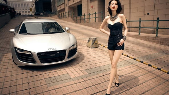 气质美女明星张俪写真壁纸