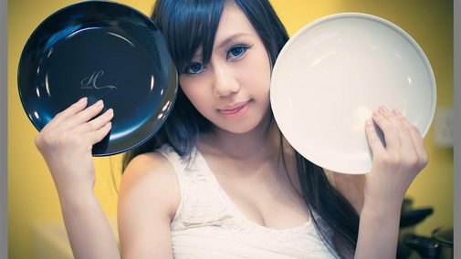邻家美女写真桌面壁纸