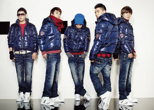 帅气韩国组合bigbang集体照