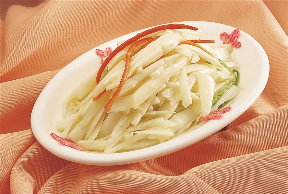 凉拌竹笋尖凉菜系列美食素材图片