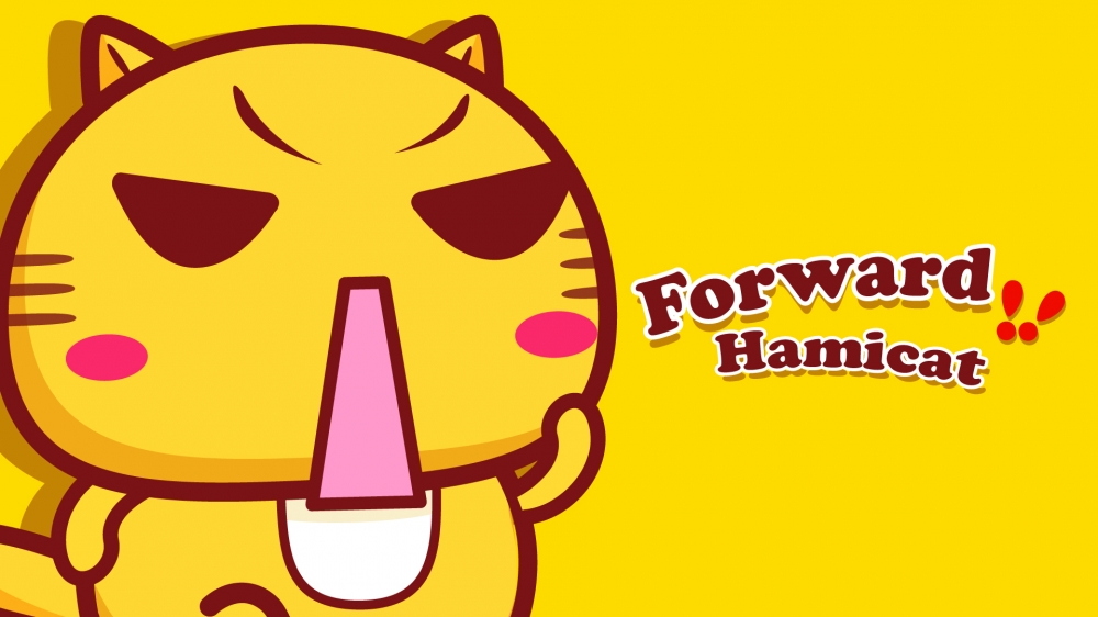 绚丽多彩高清卡通图片Hamicat哈咪猫电脑桌面壁纸下载