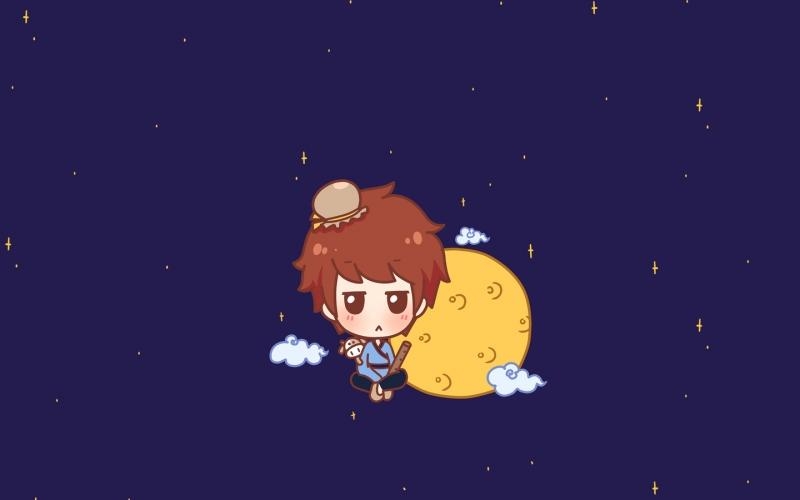 可爱手绘卡通男女生图片