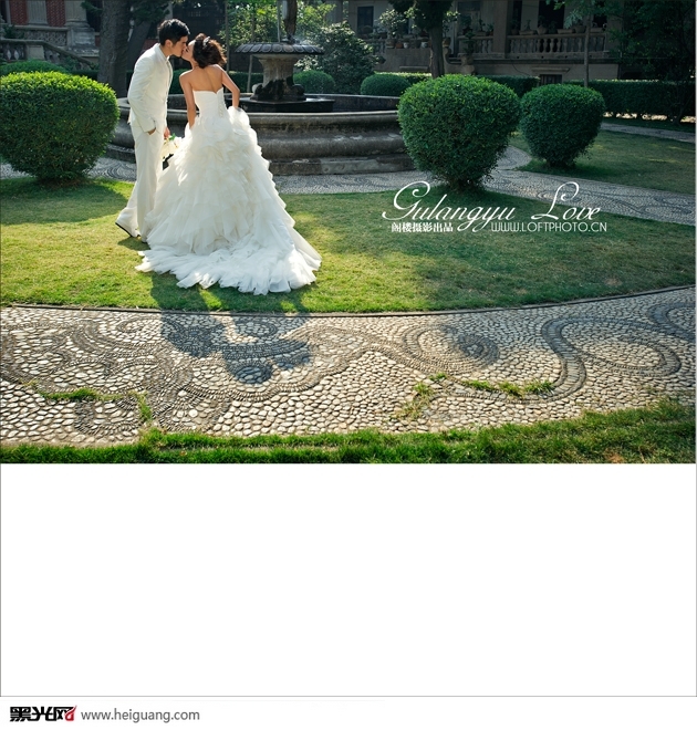 White wedding 婚纱照