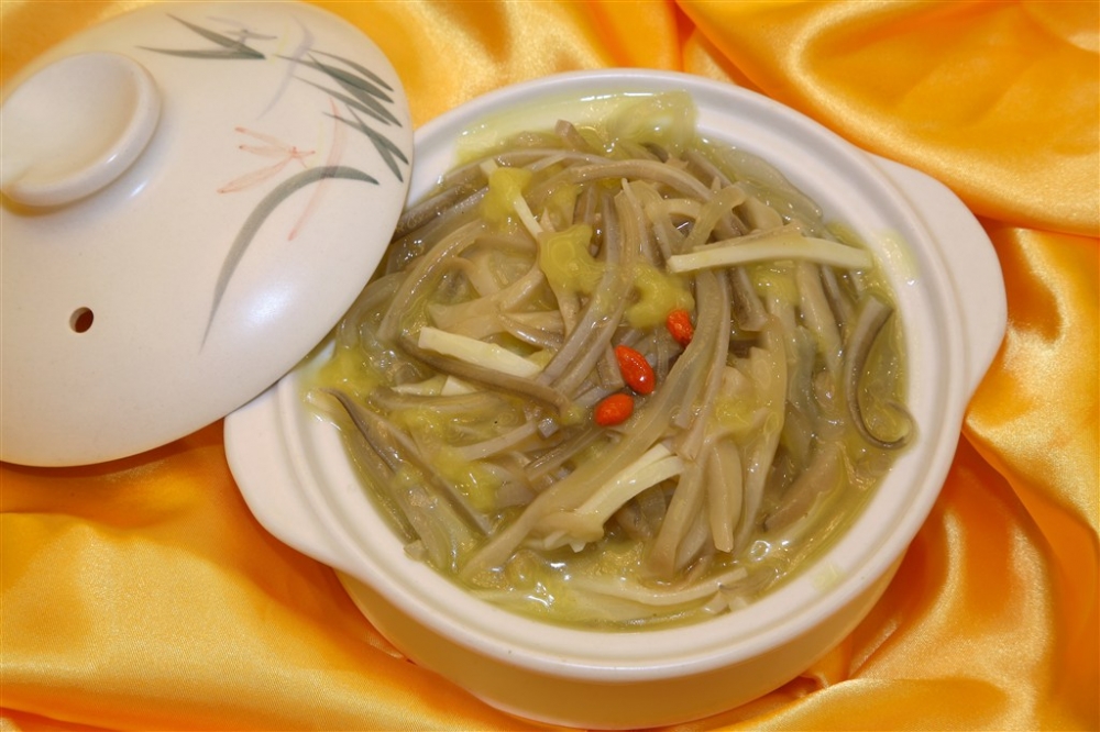 浓汤四宝中式菜品美食素材图片