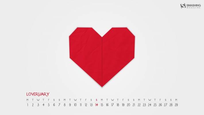 2016年2月猴年日历壁纸