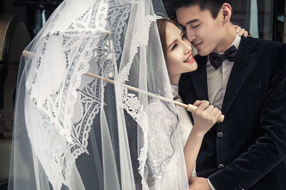 纯纯的爱 婚纱照