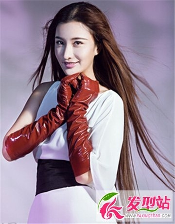 唯美女生长发发型 如花似玉的貌美