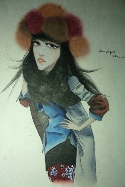 插画系 喜欢的请给花