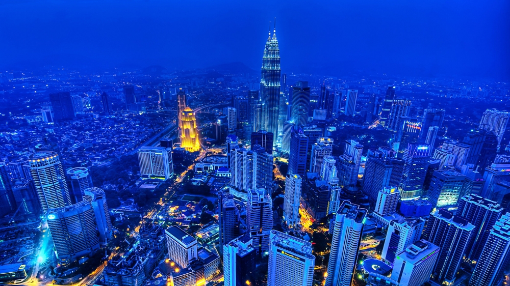 璀璨迷人的城市夜景